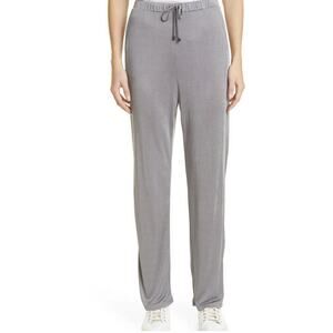Max Mara Leisure NWT Rigel Pants Gray Elastic Waist Drawstring Pants Size L